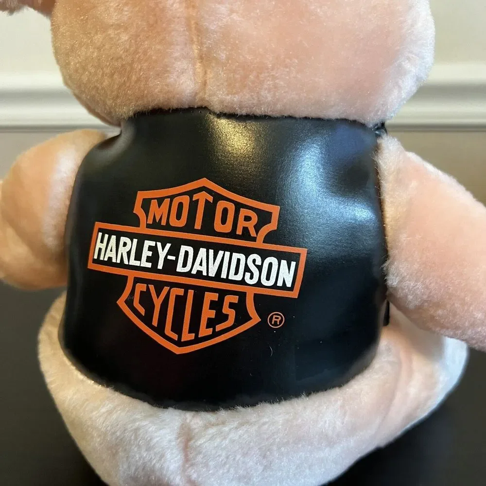 1993 Harley Davidson Plush Stuffed Hog Pig Animal Biker 9